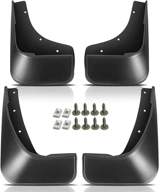 A-Premium Set of 4PCS Mud Flaps Splash Guards Mudguards Mudflaps with Hardware Accessories Compatible with Mazda CX-5, 2013-2016, Sport Utility, Front and Rear (Driver & Passenger Sides)