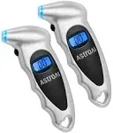 Digital Tire Pressure Gauge 150 PSI 4 Settings for Car Truck Bicycle with Backli