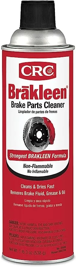 CRC BRAKLEEN Brake Parts Cleaner - Non-Flammable -1lb 3 Oz (05089) - 3-Pack