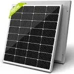 Newpowa 9BB Cell Monocrystalline 12V 100W Solar Panel Compact Design High Efficiency Module for RV Marine Boat Off Grid