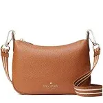 NWB Kate Spade Rosie Crossbody Brown Leather WKR00630 Gingerbread Gift Bag FS Y