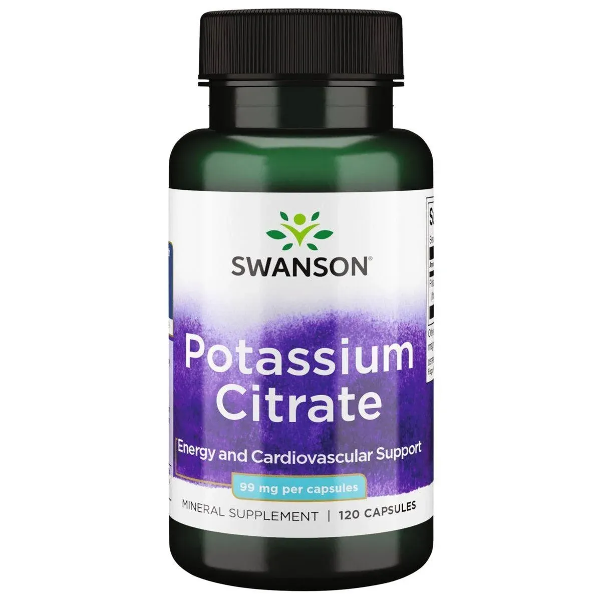 Swanson Potassium Citrate, 99mg - 120 Caps