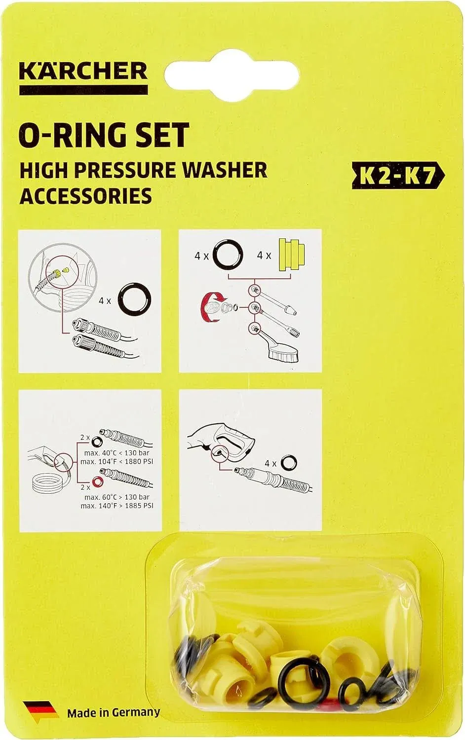 Karcher O-Ring Replacement Set for Electric Pressure Washers