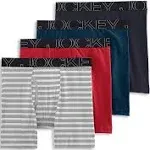 Jockey Men's Underwear ActiveBlend 7" Midway Brief - 4 Pack