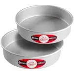 Fat Daddio's Anodized Aluminum Round Cake Pan 7 x 2 inch, Set of 2