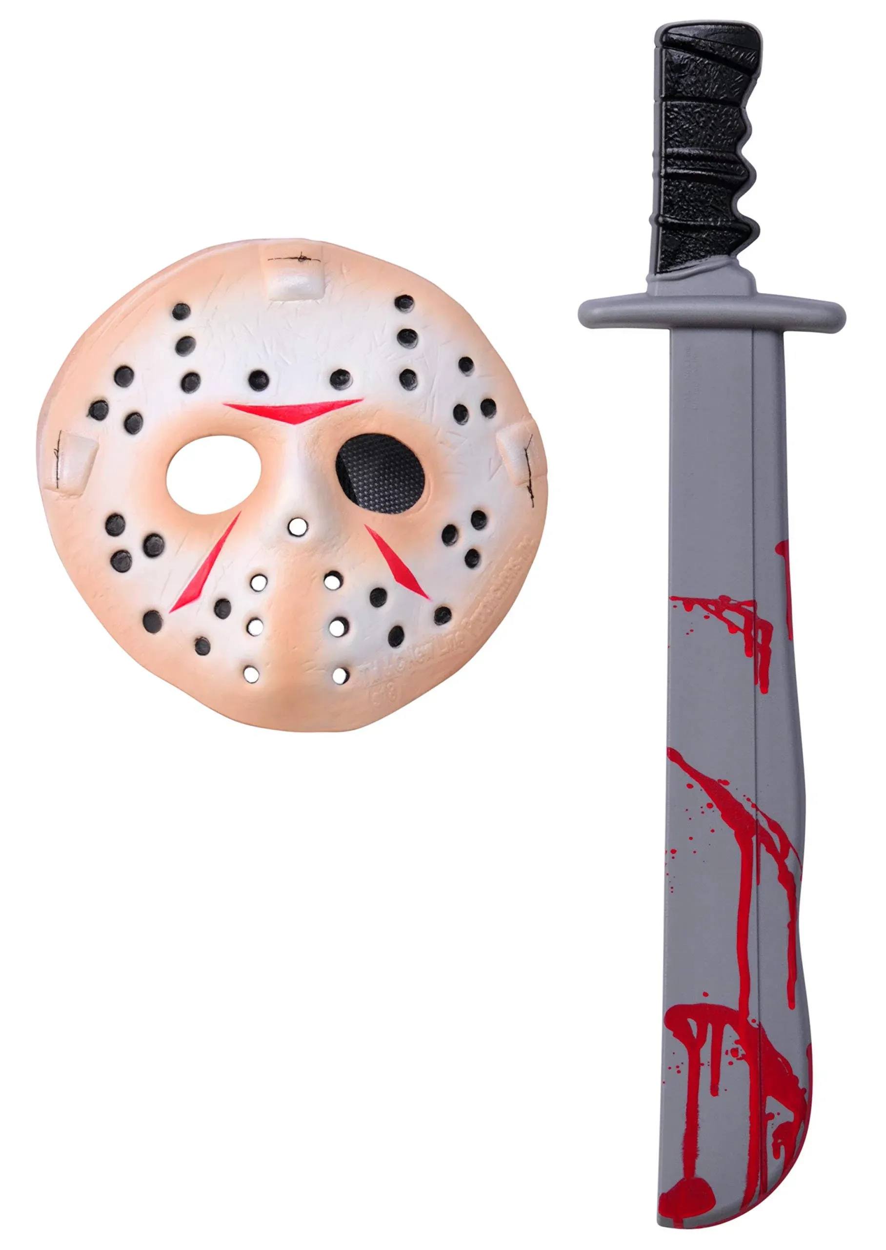 Friday The 13Th Jason Voorhees Mask And Machete Set