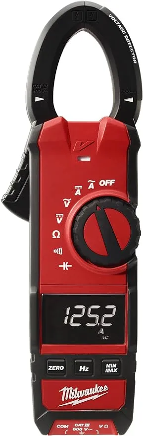 Milwaukee True RMS Clamp Meter with Volt Detector