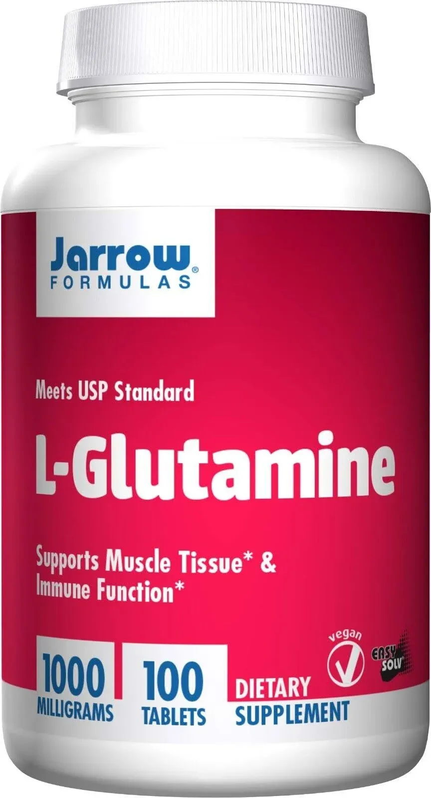 Jarrow Formulas L-Glutamine 1000 mg 100 Tablets