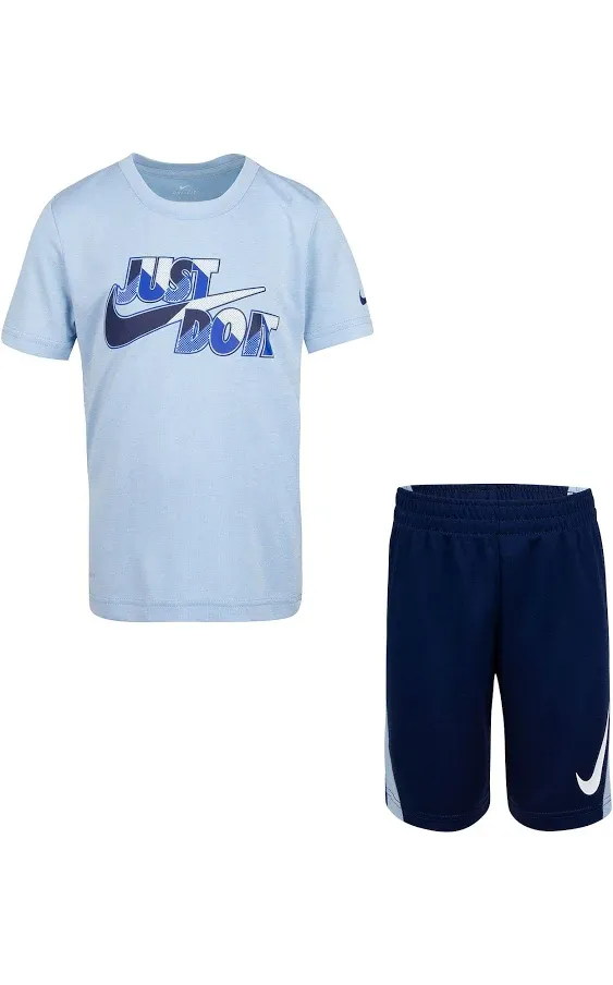 Boys 4-7 Nike Dri-FIT Just Do It. Tee & Shorts Set