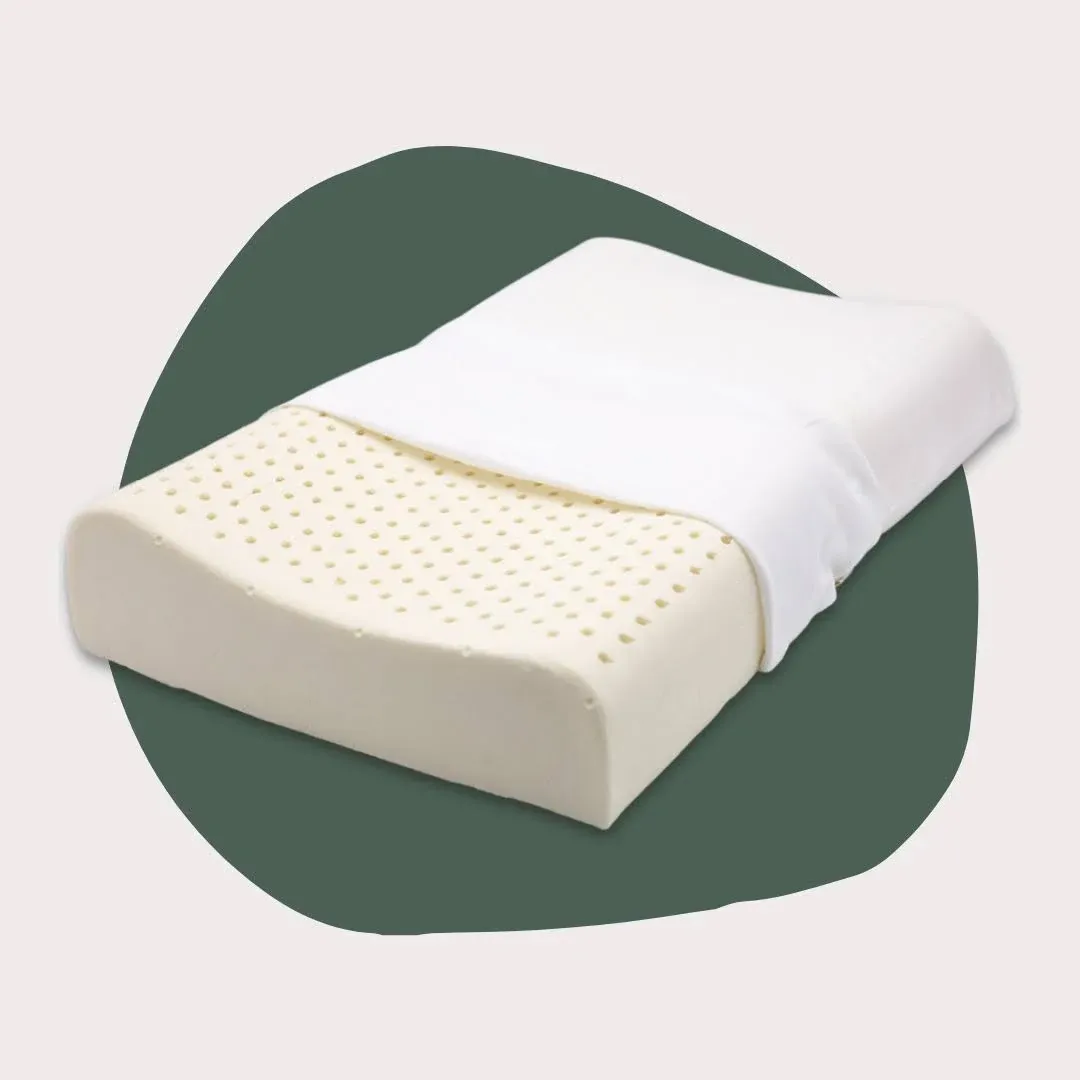 Organictextiles Organic Latex Contour Pillow