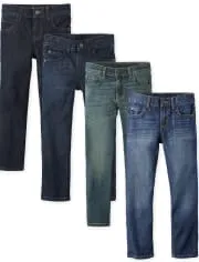 The Children's Place Boys' Multipack Basic Straight Leg Jeans