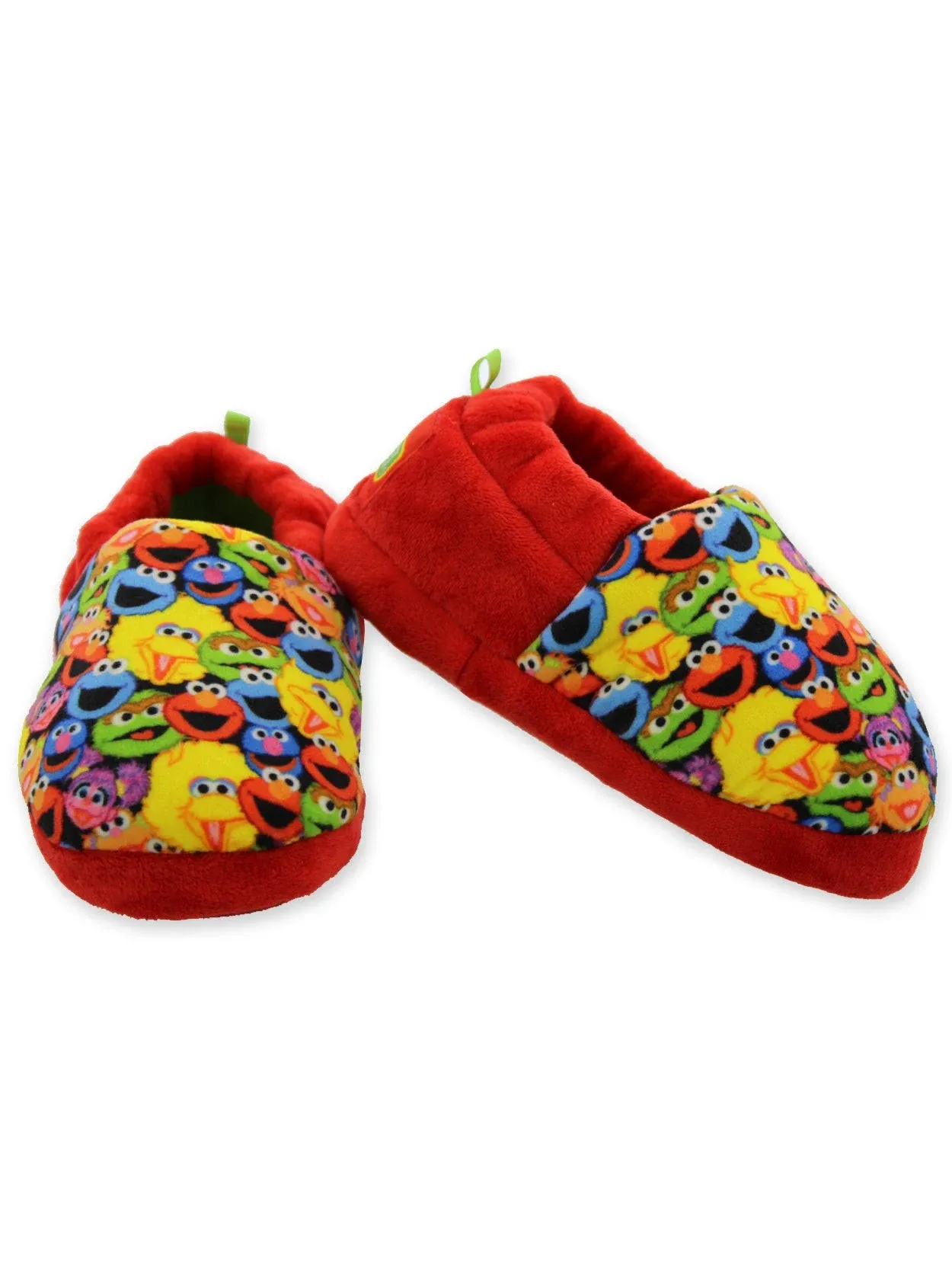 Sesame Street Elmo Boys Girls Aline Slippers with Indoor/Outdoor Sole (3-4 M US ...