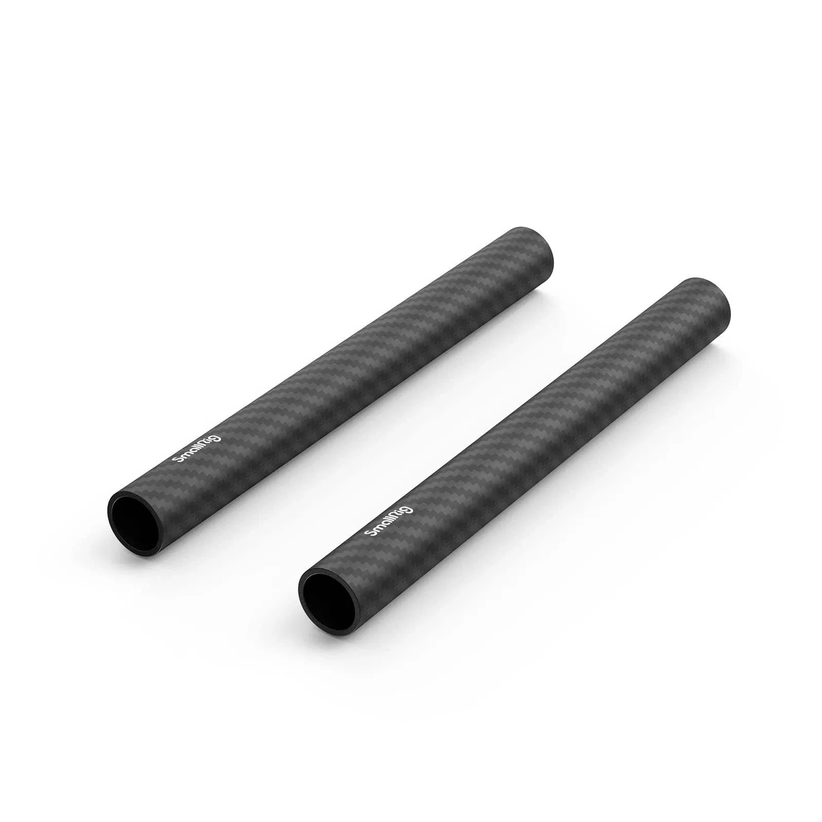 SmallRig 15mm Carbon Fiber Rod for 15mm Rod Support System (Non-Thread), 6 inches Long, Pack of 2-1872