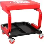 Torin TR6300 Red Rolling Creeper Garage/Shop Seat