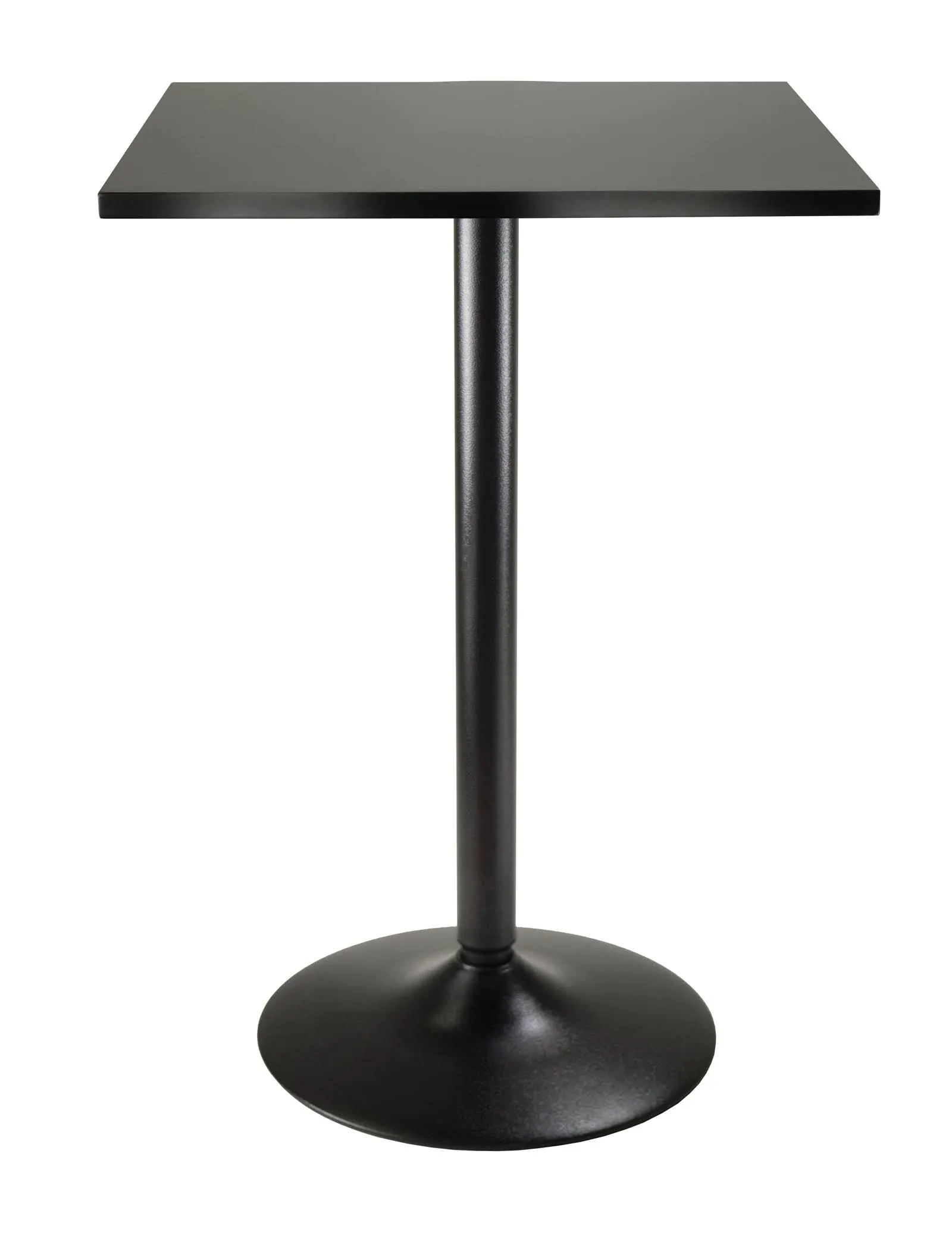 Winsome Wood 20522 Obsidian Pub Square Table in Black