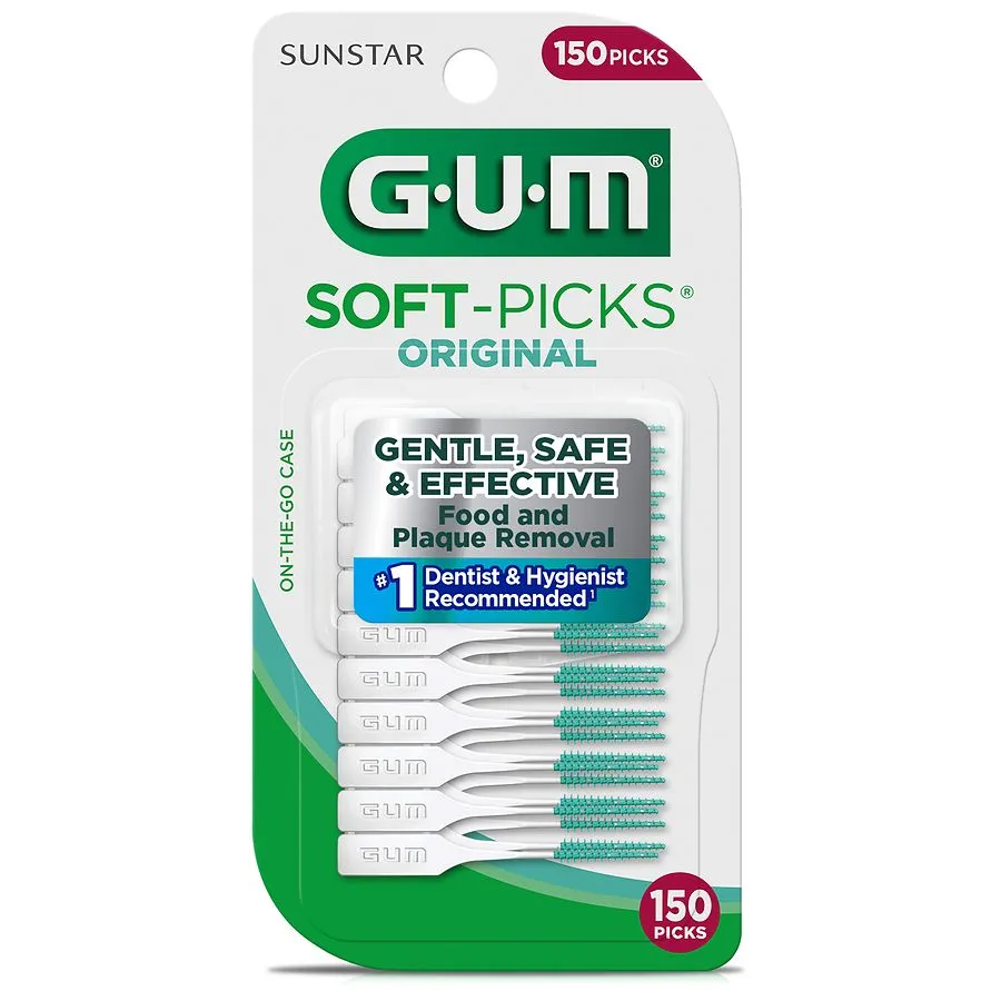 GUM Soft-Picks, Original - 150 picks