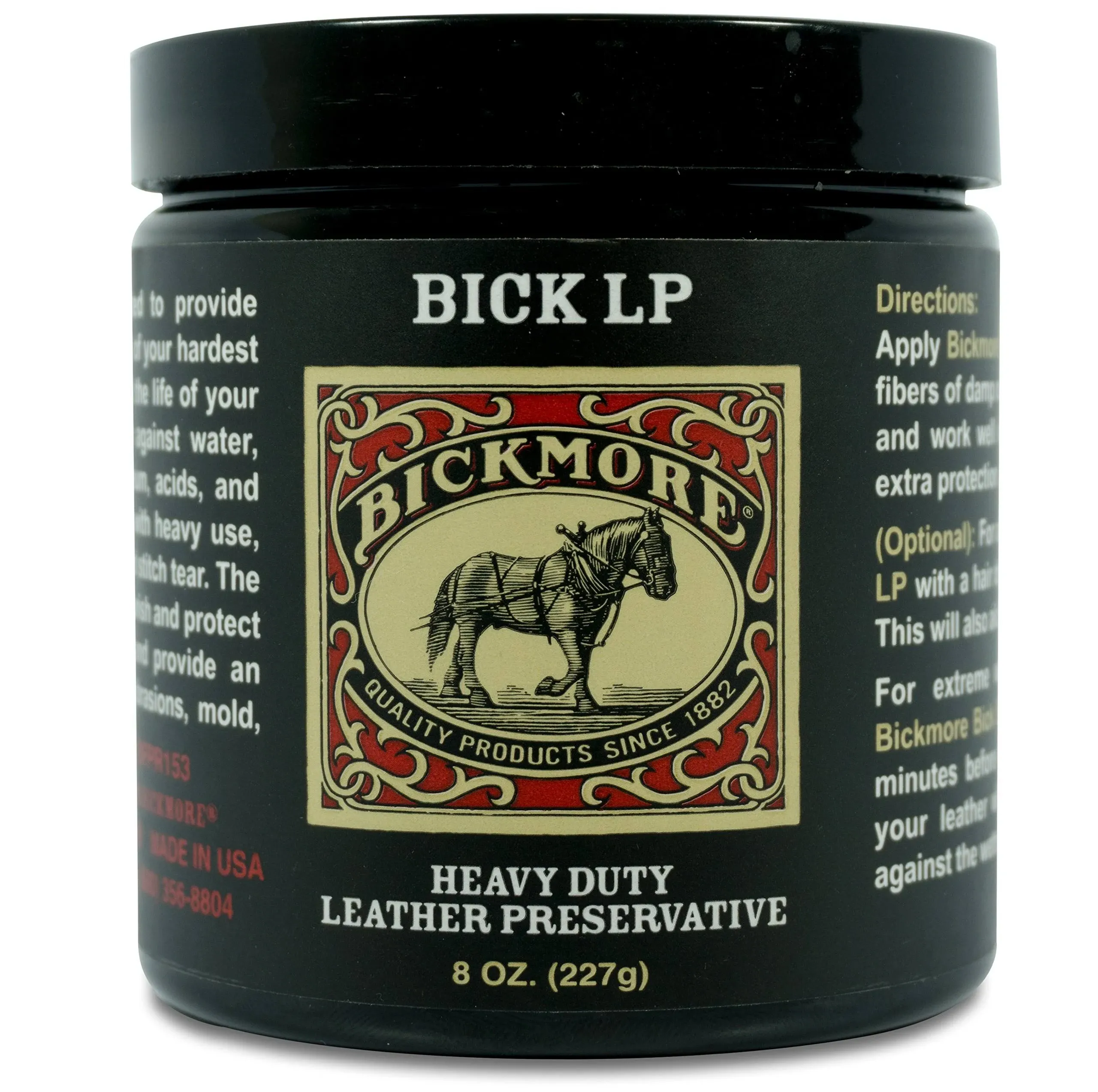 Bickmore Leather Conditioner, Scratch Repair Bick LP 8oz -  Assorted Sizes 