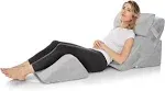 AllSett Health 4 PC Bed Wedge Pillows Set - Orthopedic Wedge Pillow