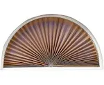 Redi Shade Original Arch Light Filtering Fabric Shade, 72 in x 36 in, Natural