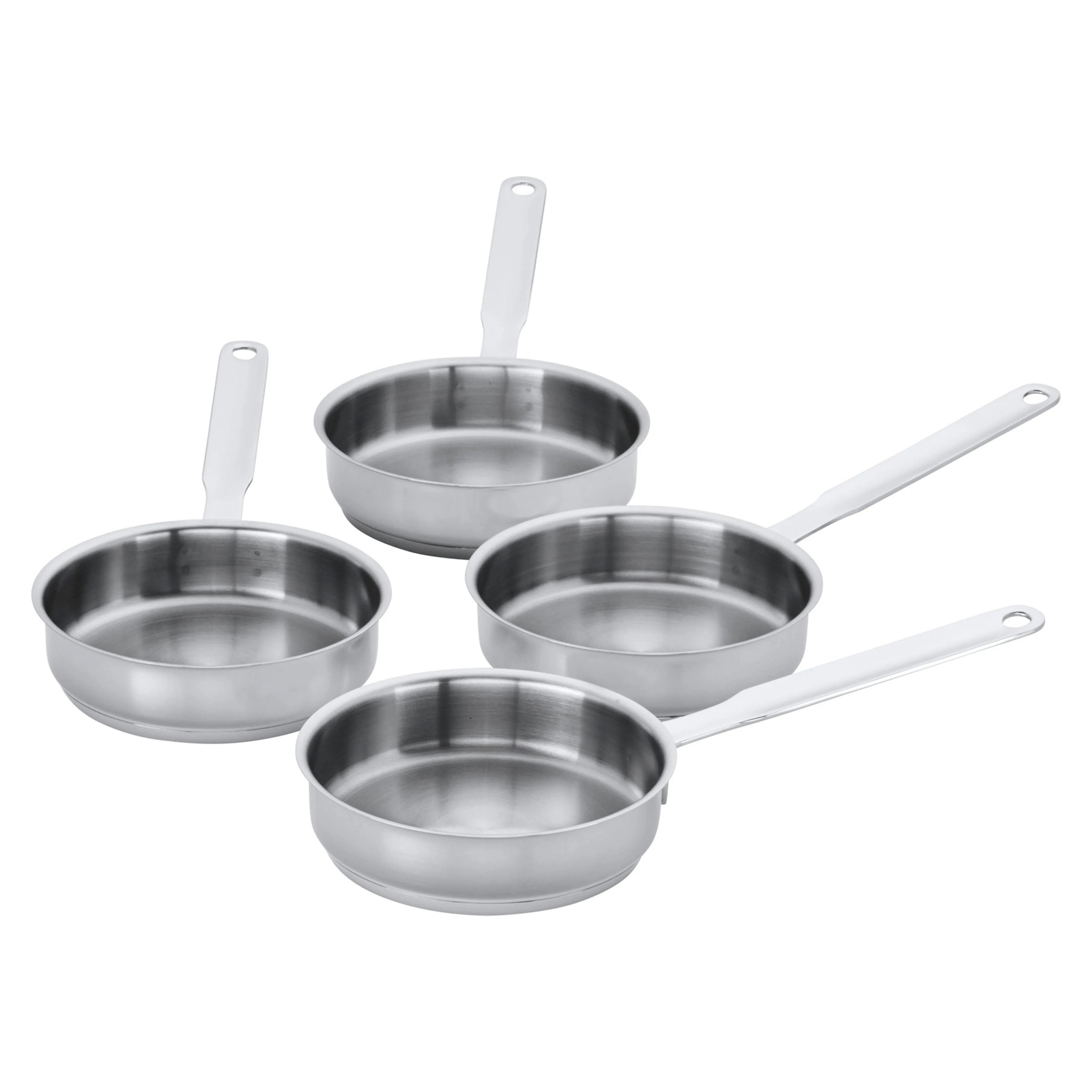 Demeyere Resto 4-Piece Stainless Steel Mini Saute Pan Set