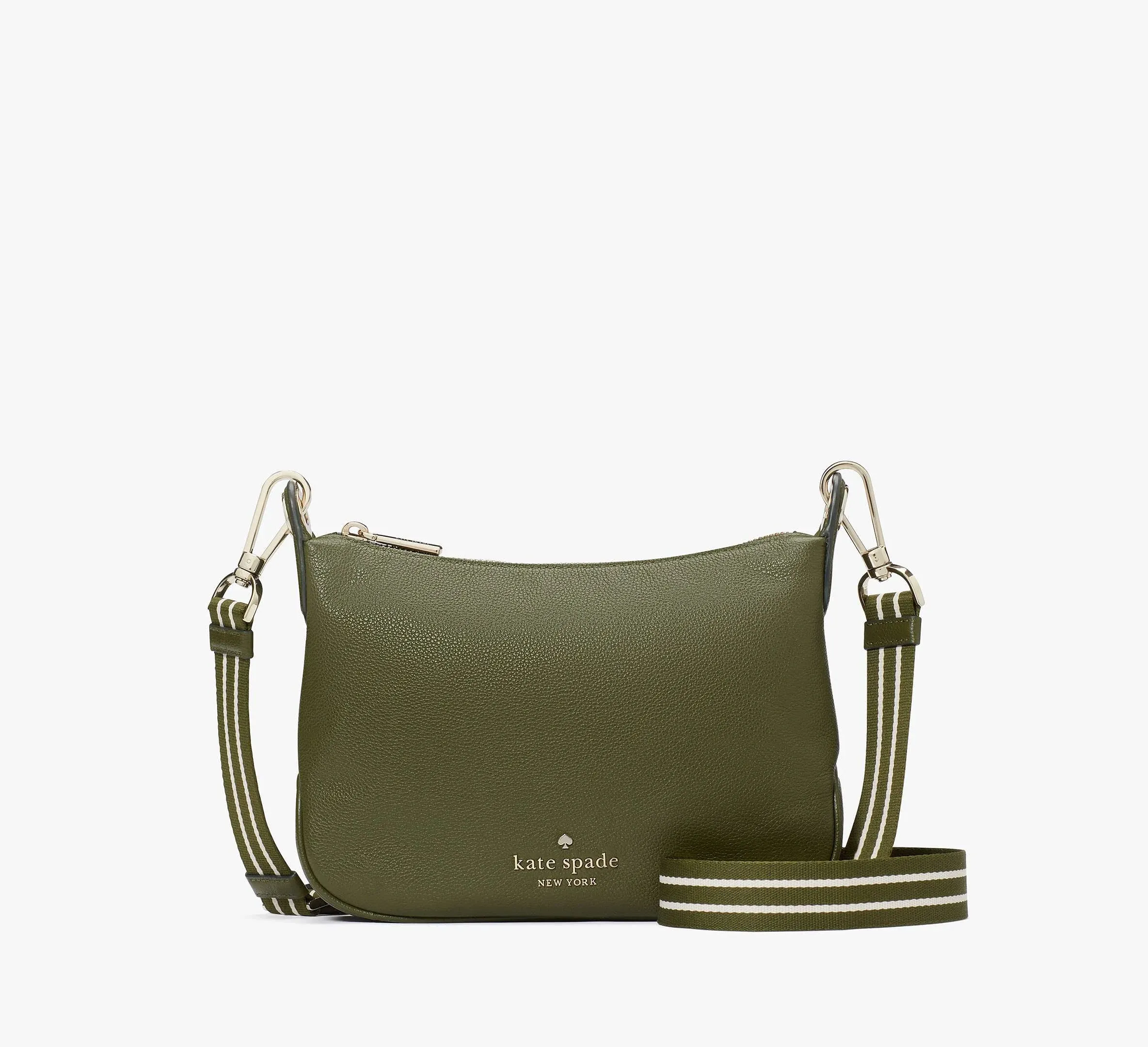 Kate Spade Rosie Crossbody Army Green Leather WKR00630 Nwt Retail