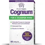 Natrol Cognium Brain Health Supplement Tablets - 60 count