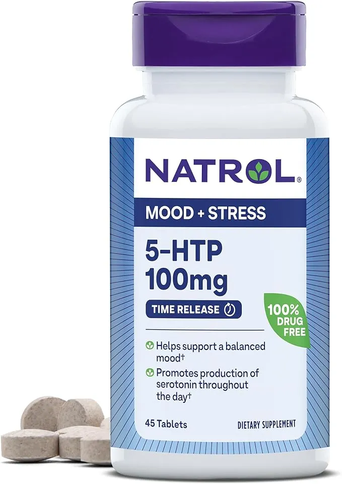 Natrol 5-HTP 100 mg Time Release-45 Tablets