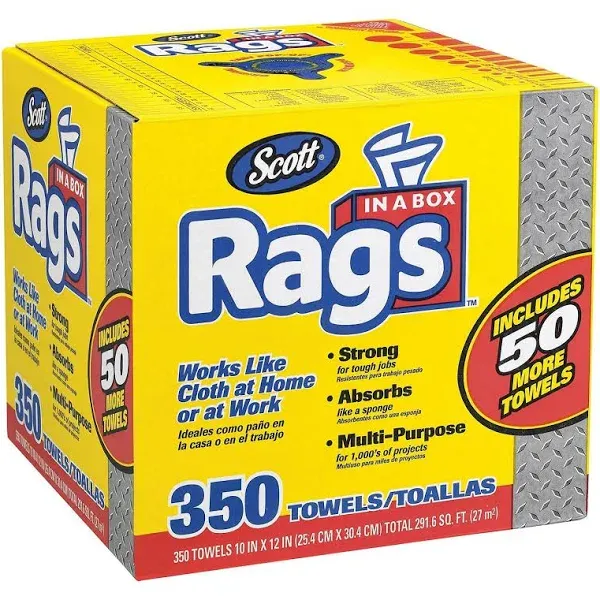 Scott Notxqr Rags in A Box, 350 Count