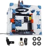 DELACK 3D Printer Enclosure Kit with LED Light | Made for Prusa MK4, Prusa Mini, Prusa MK3 3D Printers | Compatible with IKEA Lack Table | Plexiglass Cover for Constant Temperature