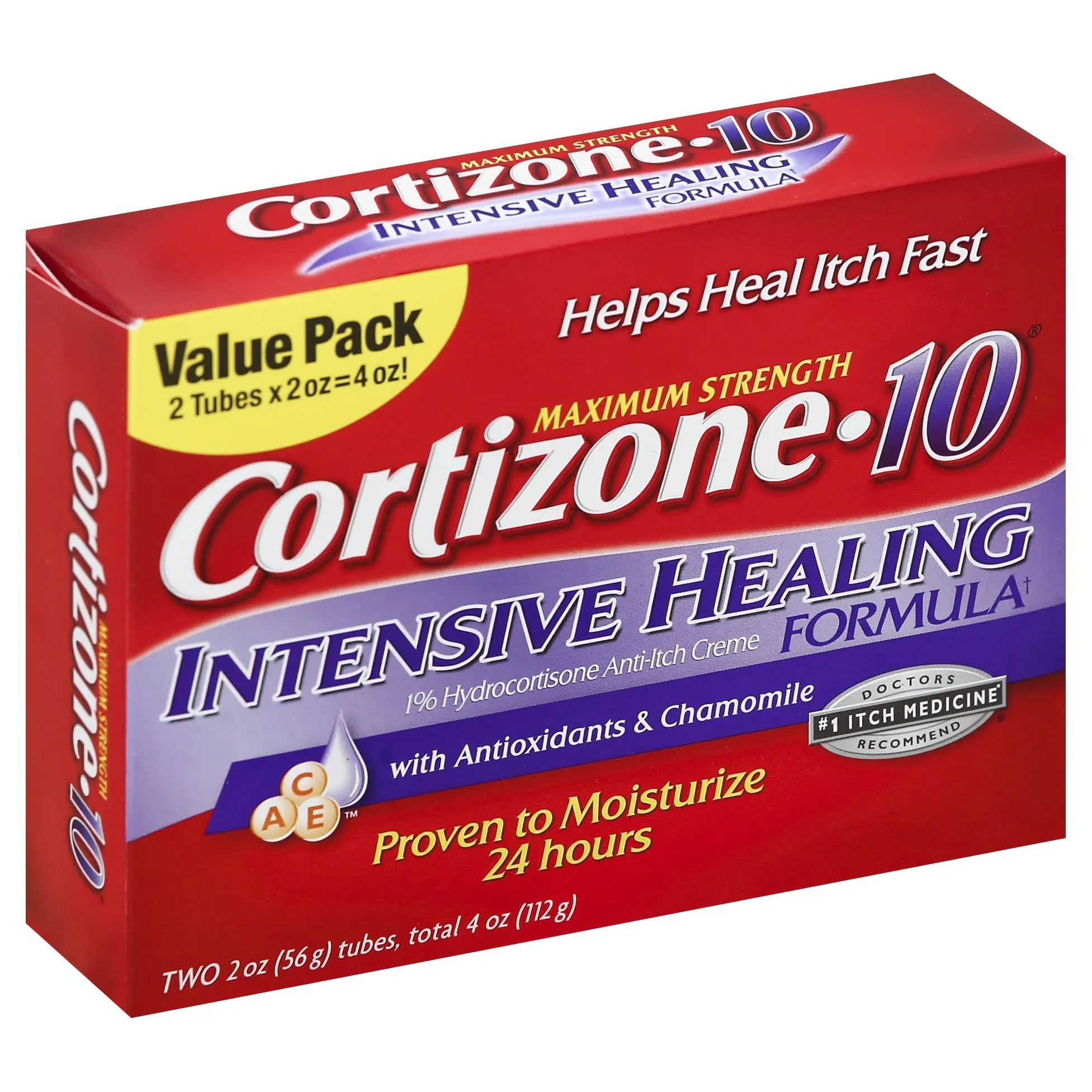 Cortizone-10 Maximum Strength Intensive Moisture Anti-Itch Cream 2 oz