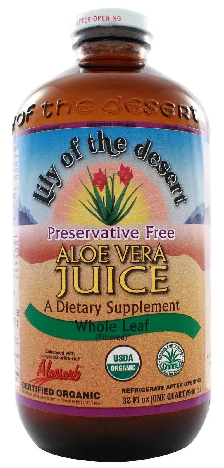 Lily of the Desert Aloe Vera Juice Whole Leaf 946ml