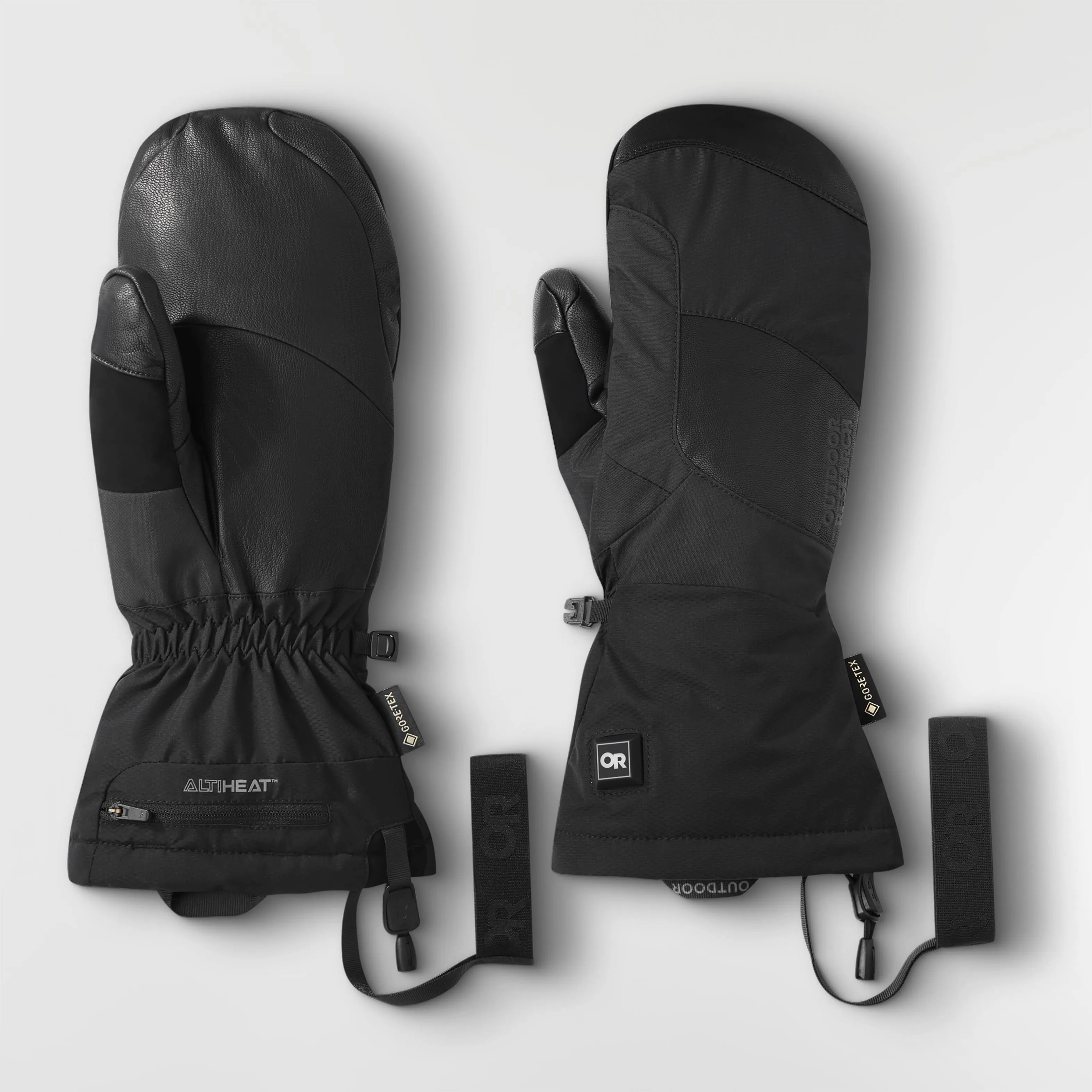 Outdoor Research Prevail Heated GORE-TEX Mitts Black / M