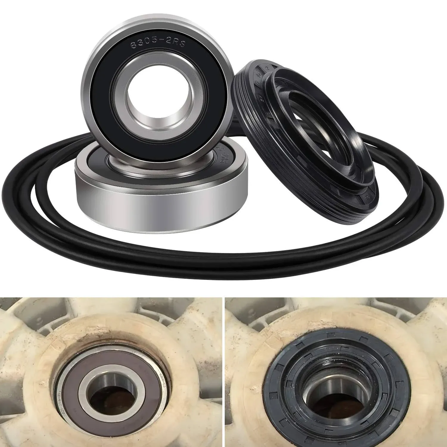 Front Load Washer Tub Bearings &amp; Seal Kit for LG Kenmore 4036ER2004A 4280FR4048L