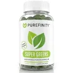 Spirulina Gummies – Your Daily Super Greens with Spinach, Broccoli, Alfalfa, Beet Root, Acai, The Perfect All-in-One Veggie Gummies – Non-GMO, Gluten Free – 60 Vegan Gummies