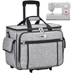 Rolling Sewing Machine Case, Detachable Rolling Sewing Machine Carrying Case