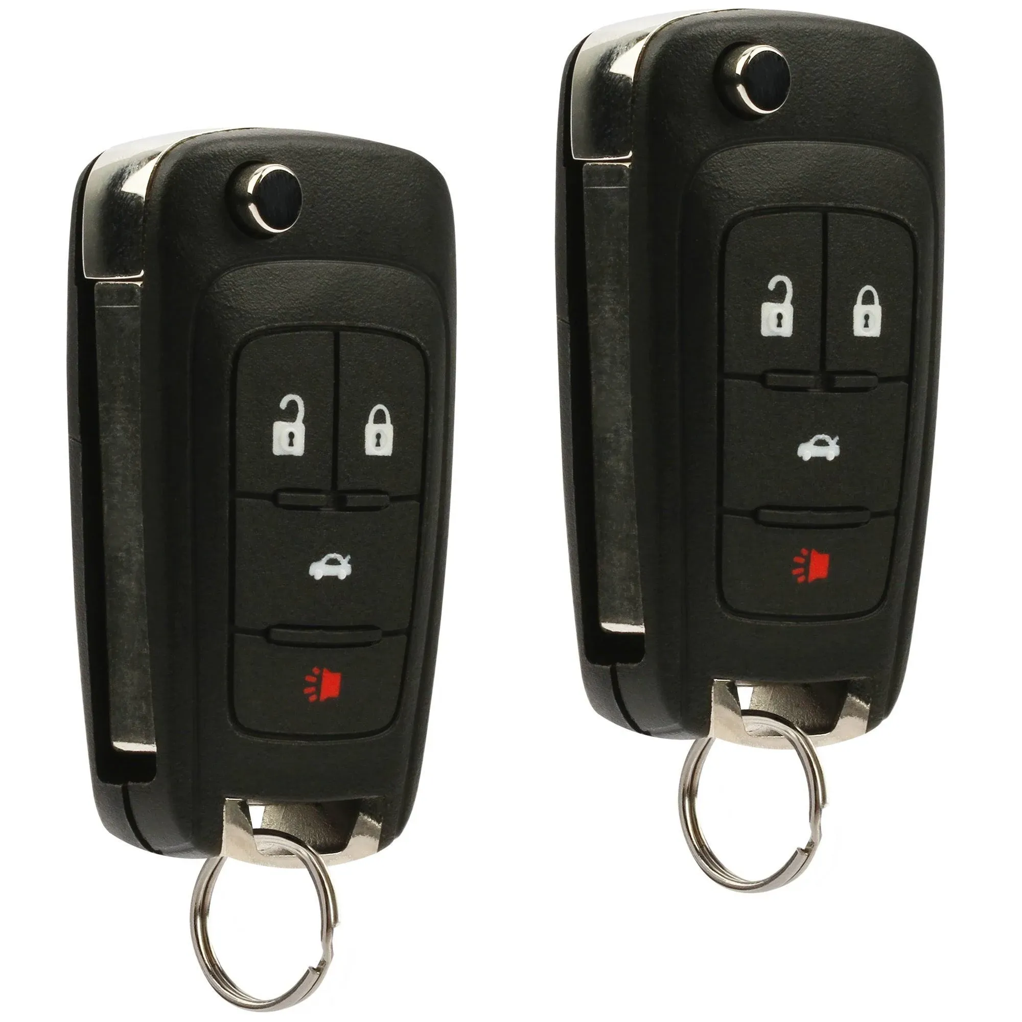 Car Key Fob Keyless Entry Remote Flip fits 2010-2017 g-512-flip-4bt<wbr/>n x 2 