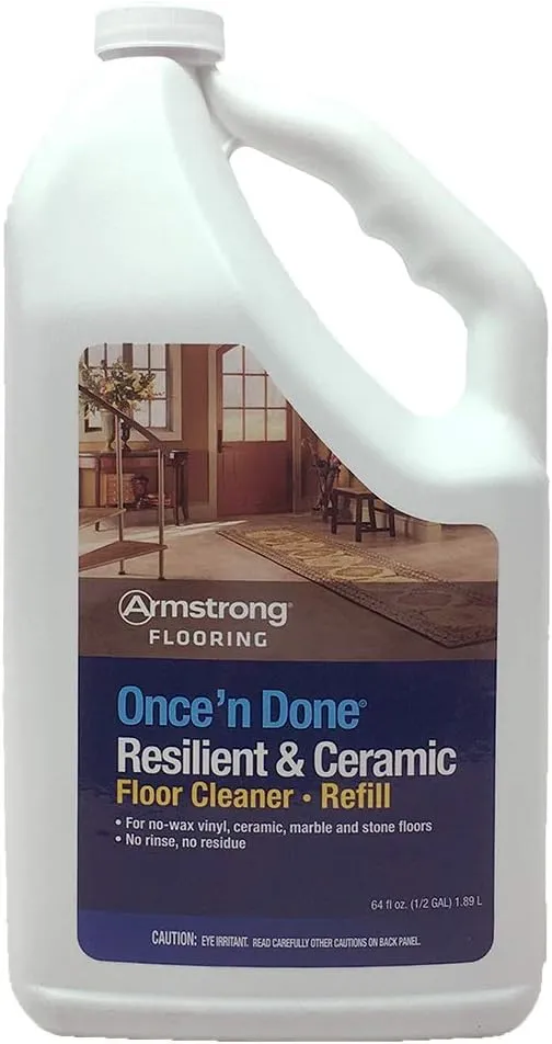 Armstrong Once N' Done Resilient & Ceramic Floor Cleaner - 64 Oz