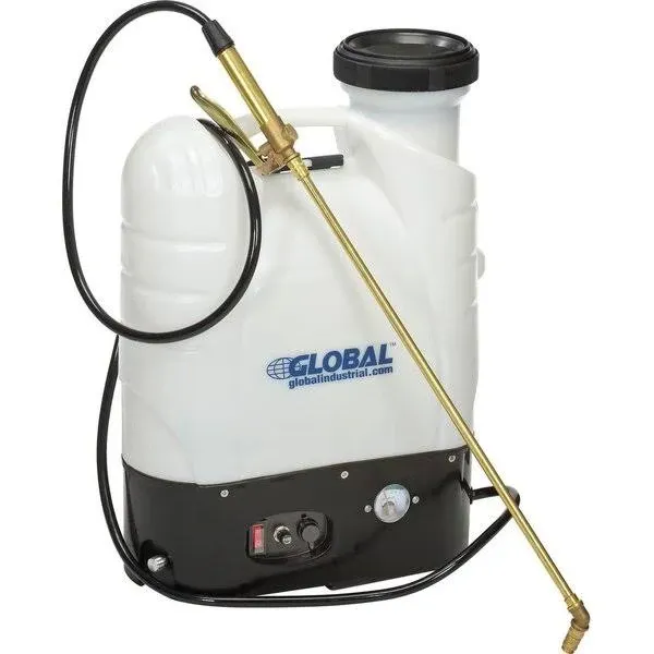 Global Industrial - 534554 - 4 Gallon Commercial Duty Battery Operated No Pump ...