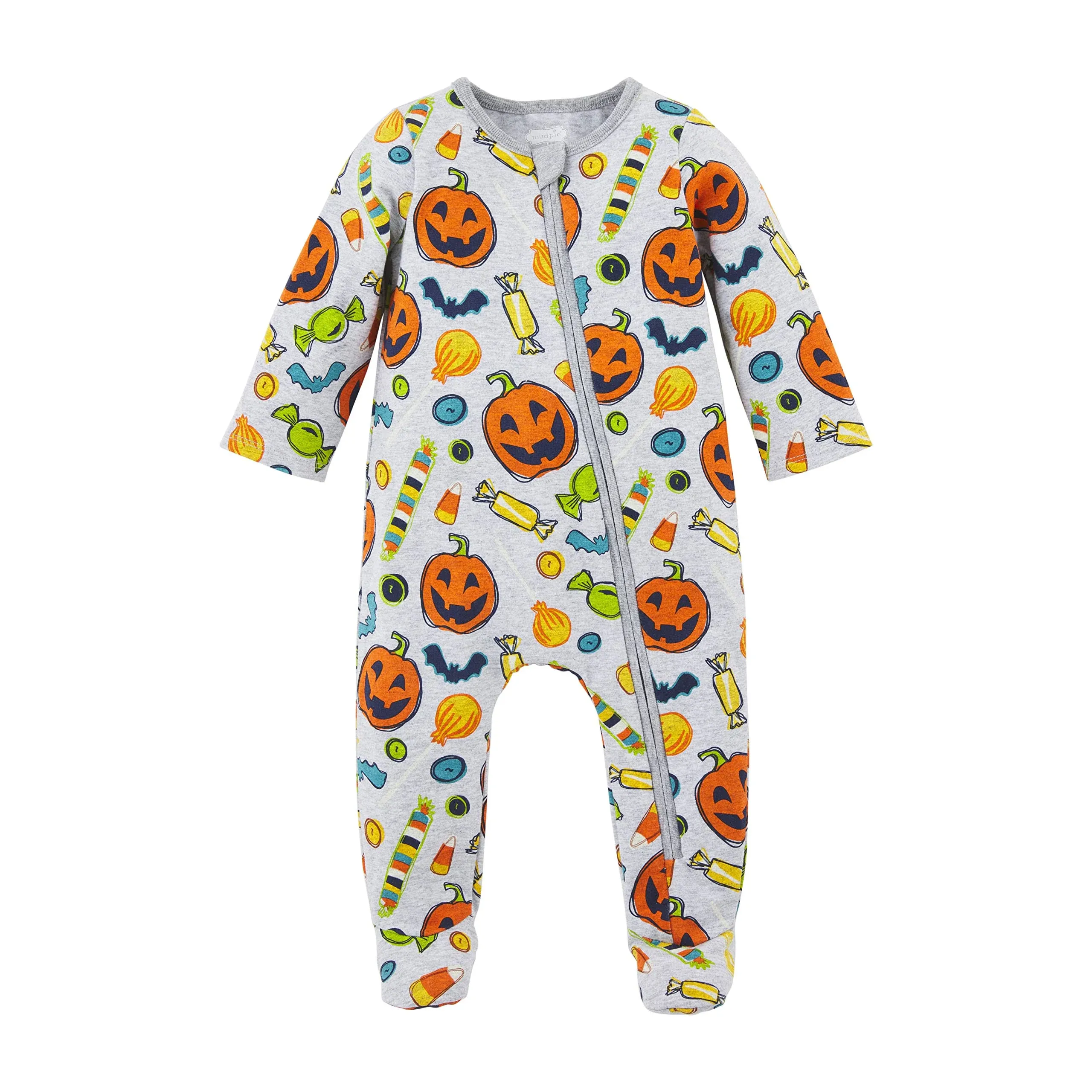 Halloween Printed Sleeper by Mudpie 3-6mo