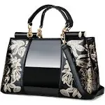 Nevenka Handbags For Women Patent Leather Designer Purse Suitable for Shopping Party Daily Use