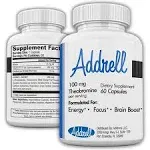 Focus Pep Addrell Energy Stimulant Pills Study Alternative Pill Supplement