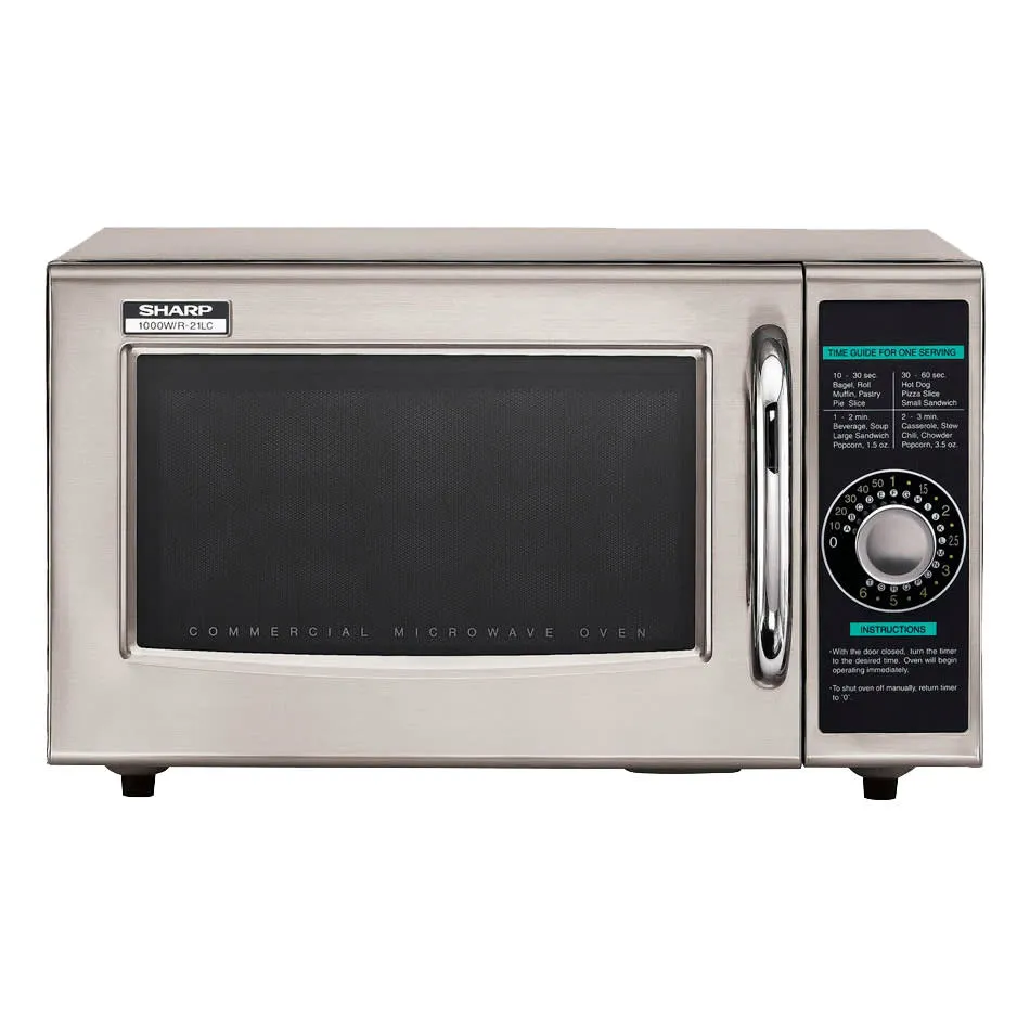 Sharp R 21Lcfs 1000W Commercial Microwave Oven - Stainless Steel