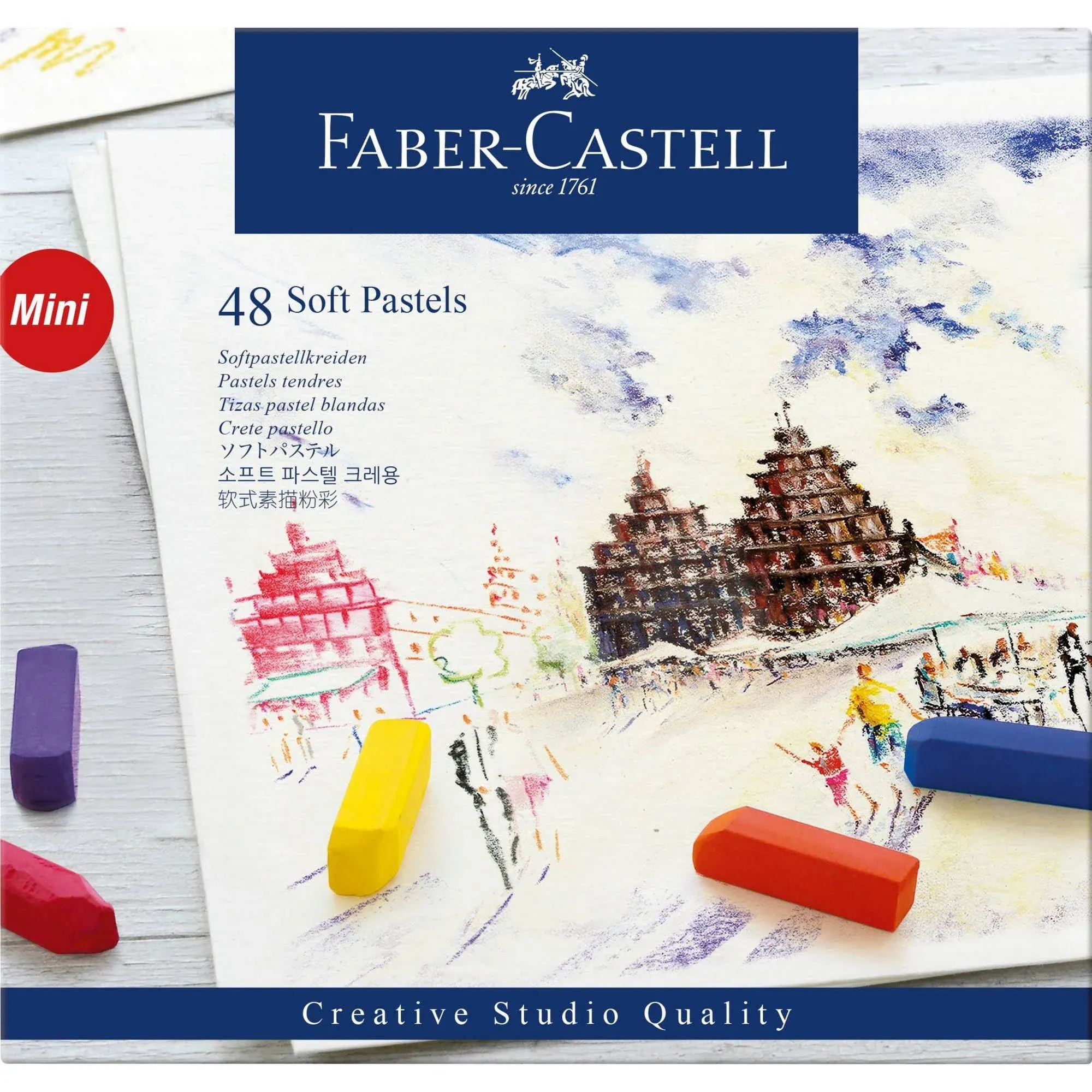 Faber Castell Creative Studio Soft Pastel Set 48 Colors