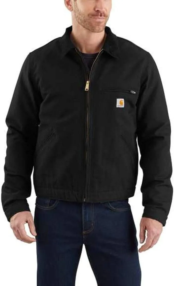 Carhartt Men's Relaxed Fit Duck Blanket-Lined Detroit Jacket