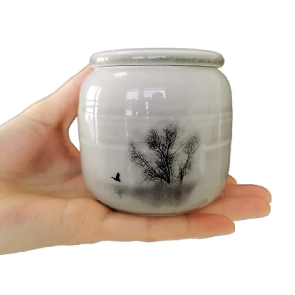 Small Cremation Urns for Human Ashes - Tree of Life Decorative Keepsake Urn with ...