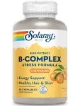 Solaray B-Complex Chewable Natural Orange Flavor 50 Wafers