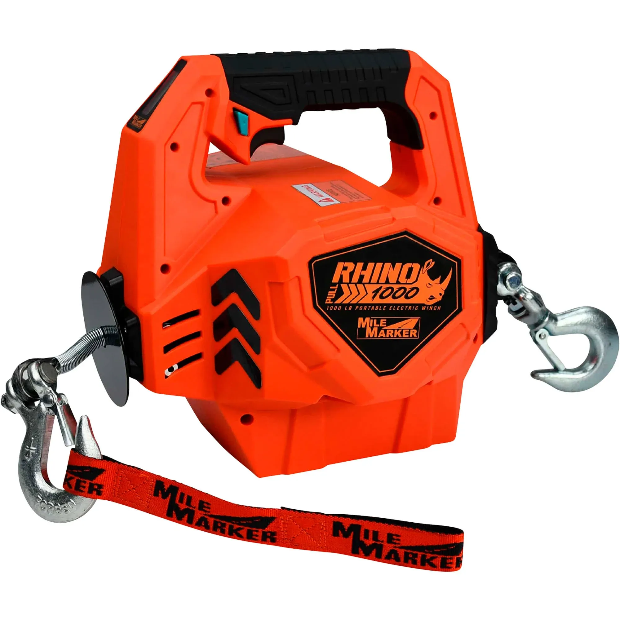 Mile Marker Rhino Pull 1000 lb Portable Winch