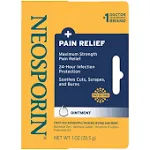 Neosporin - Dolor de Antiobiotic de los primeros auxilios que releva fuerza del máximo de la crema - 0,5 oz.