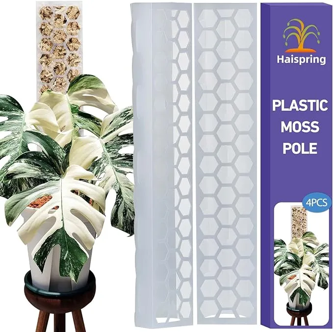 Haispring Plastic Moss Pole Plant Stakes