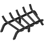 VEVOR Fireplace Log Grate Heavy Duty Fireplace Grate with 6 Support Legs